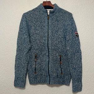 Obermeyer Wool Full Zip Sweater Jacket
